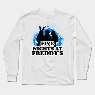 five nights at freddy's movie 2023 Josh Hutcherson graphic design Long Sleeve T-Shirt